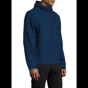 Tahari Men’s Soft Shell Tech Hoodie Size M NWT